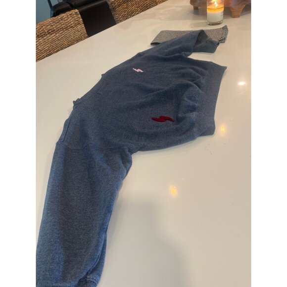 Vintage Havana Kids XL Lightning Bolt Embroidered Gray Sweatshirt Cozy Cotton Bl - Picture 8 of 8